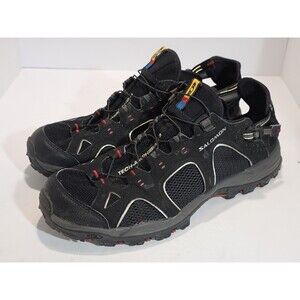 Salomon Techamphibian 3 Men’s US 10.5 Black Mesh Hiking Water Outdoor Shoes